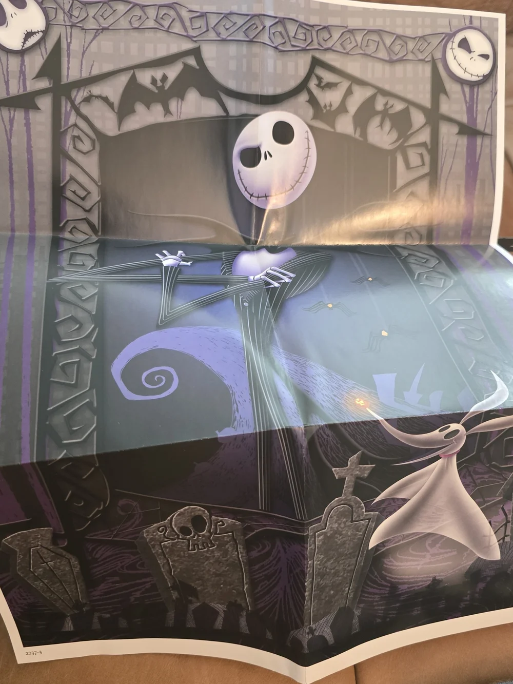 2 Disney Tim Burton's Nightmare Before Christmas 300 Piece Puzzle Bundle Posters